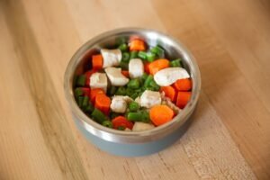 Preparing Homemade Puppy Food