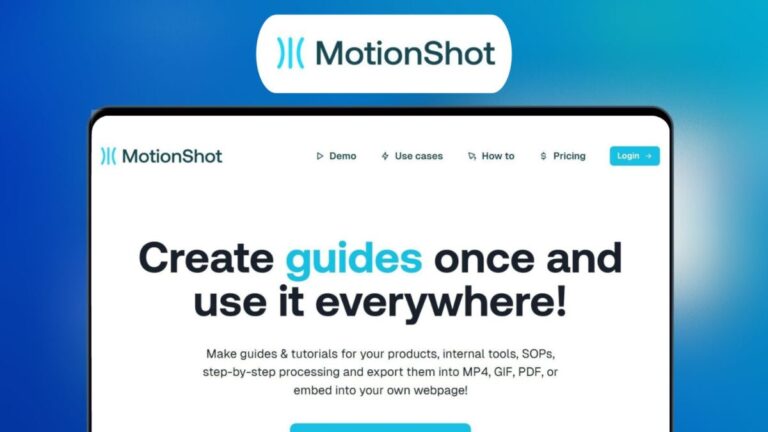 Motionshot Lifetime Deal