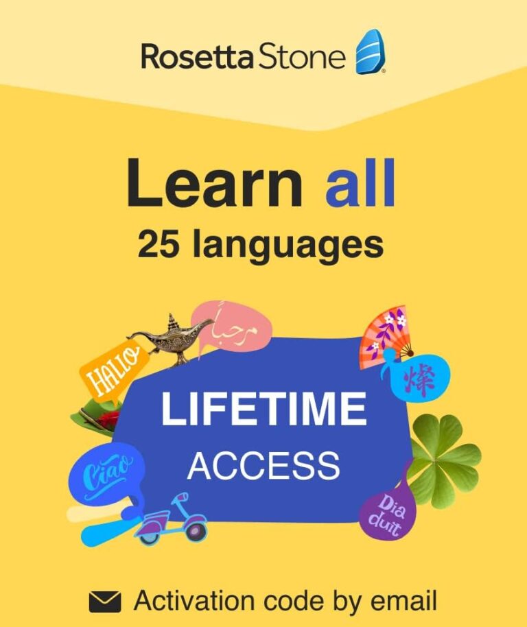 Rosetta Stone Lifetime Deal