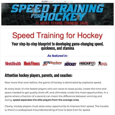 Speed Training for Hockey