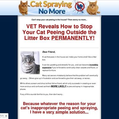 Cat Spraying No More - How to Stop Cats From Urinating Outside the Litterbox!