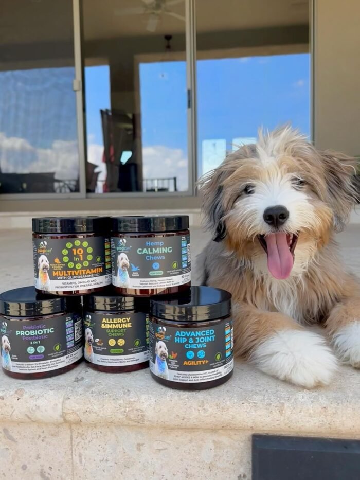 Googipet Premium 10 in 1 Dog Vitamins Multivitamin Chewable with Probiotics for Gut Health, Dog Vitamins and Supplements w/Vitamin C & Glucosamine for Joint Support (Peanut Butter & Pumpkin Flavor)