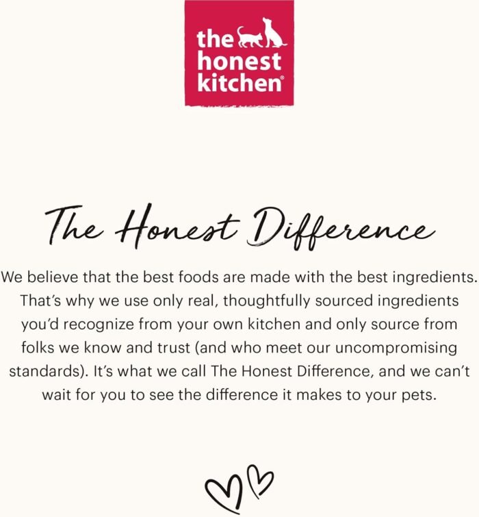 The Honest Kitchen Human Grade Dehydrated Grain Free Dog Food – Complete Meal or Dog Food Topper – Chicken 4 lb (makes 16 lbs)