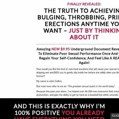 The ED Bible - Naturally Put An End To Erectile Dysfunction For Less Than $10
