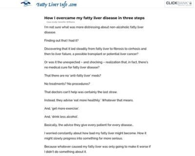 Fatty Liver Case Study cb | Blue Heron Health News
