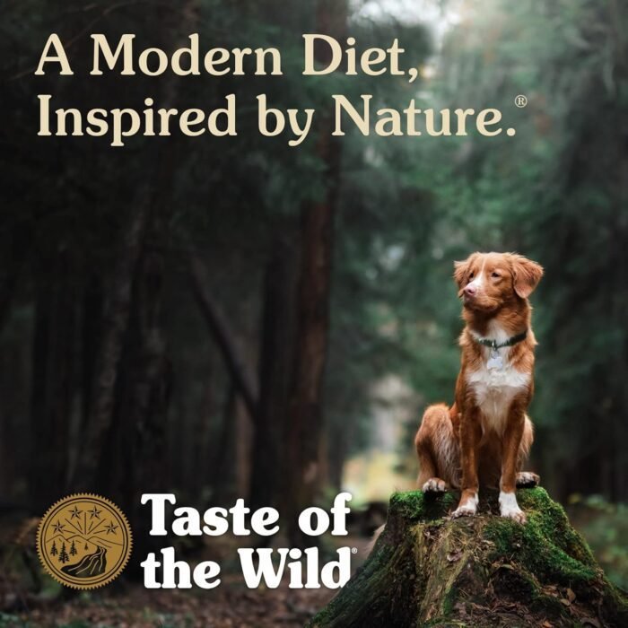 Taste of the Wild High Prairie Canine Grain-Free Recipe with Roasted Bison and Roasted Venison Adult Dry Dog Food, Made with High Protein from Real Meat and Guaranteed Nutrients and Probiotics 14lb