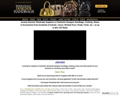 Authentic Wholesale Designer Handbags, Clothing, Shoes - Suppliers