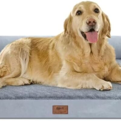 Large Dog Bed Orthopedic Washable: Beds Bolster - XL XLarge Extra Big Dogs - Memory Foam - Couch Sofa - Waterproof with Removable Cover