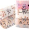 3 Pack Cat and Dog Blanket Soft & Warm Fleece Flannel Sleep Mat, Great Pet Throw for Puppy, Kitten,Cats,Small Dogs (Small 23" x 15")