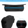 Dog Treat Pouch with Training Clicker, Upgrade Stronger Magnetic Closure to Avoid Spilling, 1.67 Cup Silicone Treat Bag Fanny Pack with Waist Belt for Pet Training Walking (Black)