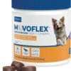 Advanced Soft Chews Hip and Joint Support Supplement for Medium Dogs - Movoflex 60 Count by Virbac
