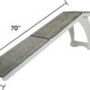 PetSafe CozyUp Wooden Bed Ramp for Cats & Dogs, Furniture-Grade with High-Traction Carpet Surface, White - Image 3