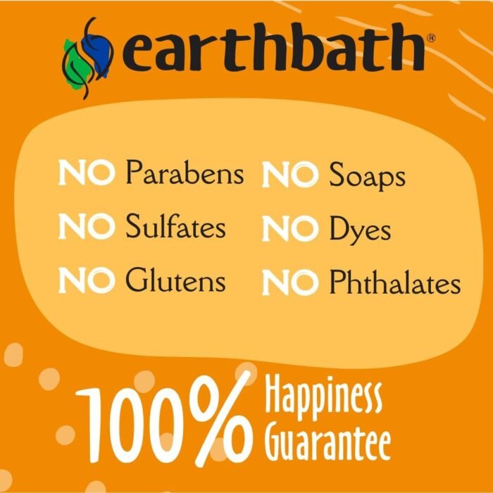 earthbath Oatmeal & Aloe Dog Shampoo and Conditioner - Oatmeal Shampoo for Dogs, Anti Itch Dry Skin Relief Pet Wash, Medicated Dog Shampoo & Conditioner, Hypoallergenic, Tearless - 16 Oz (1 Set)