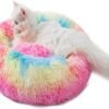 Small Dog Bed Pet Bed Cat Bed Donut Dog Bed Puppy Bed Cat Donut Kitten Beds Dog Sofa Dog Sofa Bed Small Cat Bed Pet Sofa Cute Dog Bed Donut Cat Bed Pet Bed Cat Small Pet Bed for 3Kg Pet - Image 3