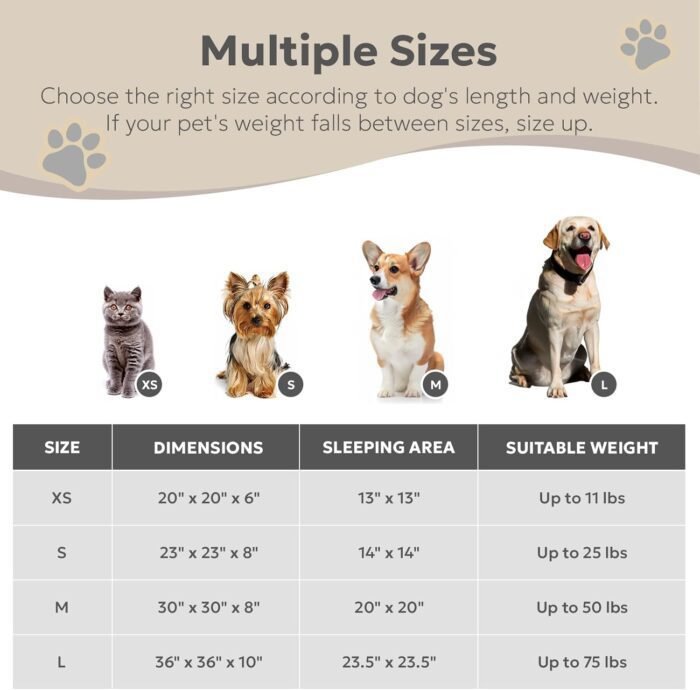 Calming Donut Dog Beds for Medium Size Dog and Large Size Dog, Round Calming Pet Bed Washable and Anti-Slip, Warming Cozy Fluffy Faux Fur Plush Cushion Bed(Light Grey, 30")