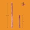 Beef Bully Stick: Odor-Free, Fully Digestible Beef Collagen Chews (9-12", 5 Count) - Natural, Grain-Free, Long-Lasting Collagen Bully Stick Substitute for All Dog Breeds - Image 2