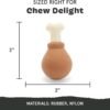 Barkbox Super Chewer Tough Dog Chew Toys for Aggressive Chewers, Dental Stimulating (Turkey - Large) - Image 3