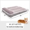 Dog Bed for Small Dogs, Dog Mattress with Pillow for Crate Kennel, Sofa Dog Bed, Super Soft pet Bed for Medium, Small Dogs Breeds,pet Bed Puppy Bed,beds & Furniture