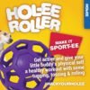JW Pet Hol-ee Roller Dog Toy Puzzle Ball, Natural Rubber, Medium (4.5 Inch Diameter), Colors May Vary