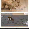 Pet Feeding Mat-Absorbent Dog Mat for Food and Water Bowl-No Stains Quick Dry Dog Water Dispenser Mat-Dog Accessories Pet Supplies-Dog Water Bowl for Messy Drinkers - Image 3