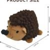 Plush Hedgehog Dog Toys 3 PCS - Squeaky No-Stuffing Hedgehog for Small and Medium Dogs - Keep Your Puppy Busy with Multi-Colored Interactive Toys for Aggressive Chewers - Image 4