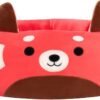 Squishmallows Original 30-Inch Cici The Red Panda Pet Bed - Large Ultrasoft Official Plush Pet Bed for Dogs and Cats