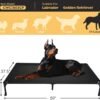 Veehoo Cooling Elevated Dog Bed, Portable Raised Pet Cot with Washable & Breathable Mesh, No-Slip Feet Durable Dog Cots Bed for Indoor & Outdoor Use, XX-Large, CWC1803-XXL Black - Image 6