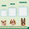 IMMCUTE Puppy Pee Pads 22"x23"-100 Count | Dog Pee Training Pads Super Absorbent & Leak-Proof | Disposable Pet Piddle and Potty Pads for Puppies | Dogs | Doggie| Cats | Rabbits - Image 6