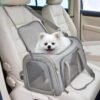 Cat, Dog Carrier for Small Medium Cats Puppies up to 15 Lbs, TSA Airline Approved Carrier Soft Sided, Collapsible Travel Puppy Carrier - Grey - Image 6