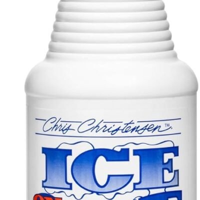 Chris Christensen Ice on Ice Detangler and Finishing Dog Spray, Groom Like a Professional, Ready to Use, Helps Brush/Comb Glide Through Coat, Conditions, No Residue, All Coat Types, Made in USA, 16 oz