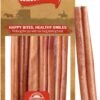 Beef Bully Stick: Odor-Free, Fully Digestible Beef Collagen Chews (9-12", 5 Count) - Natural, Grain-Free, Long-Lasting Collagen Bully Stick Substitute for All Dog Breeds