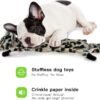 SHARLOVY Dog Squeaky Toy No Stuffing 6 Pack, Dog Toys Crinkle for Small Puppy, Durable Chew Plush Cute Animals Natural for Teething Pet - Image 3