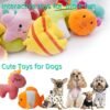 27 Pack Puppy Squeaky Toy,Different Designs Squeakers Pet Toys,Cute Bulk Plush Dog Toys,Small Dog - Image 4