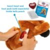 Original Snuggle Puppy Junior. Pet Anxiety Relief and Calming Aid, Comfort Toy for Behavioral Training in Biscuit