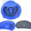 SHELANDY Groomer Partner Pet Hair Force Dryer Dog Grooming Blower with Heater (Blue) - Image 7