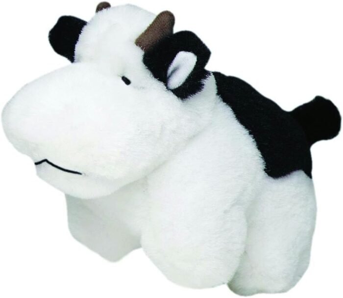 Multipet Look Who's Talking Cow Dog Toy