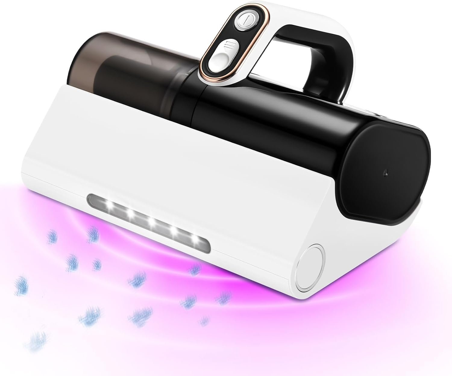 Bed Vacuum Cleaner, Handheld UV Mattress Cleaner with LED light & High Heating Tech, 500W Powerful Deep Mattress Vacuum, HEPA Filter for Bed, Mattress, Pillow, Couch, Pet Hair and Carpets Cleaning