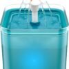 Cat Water Fountain: Cat Fountain - Water Fountains for Cats Indoor - 67oz/2L Cat Fountains for Drinking - Pet Water Fountain - Ultra Silent - Cat Drinking Fountain for Small Dogs - AONBOY