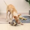 Dog Toy, Large Dog Squeaky Toys, Stuffed Animal Dog Plush Toy for Puppy, Small, Middle, Large Dogs (Donkey(Grey)) - Image 4