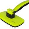 Pecute Self-Cleaning Slicker Brush for Dogs, Cats, Lightweight Dog Brush for Shedding Massaging Grooming, Cat Brush Gently Removes Loose Fur Undercoat for Small Dogs Cats Rabbits of All Hair Types - Image 9