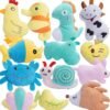 Pack of 26 Soft Small Medium Dog Squeaky Toys,Cute Puppy Favorite Comfortable Squeakers Toy,Multicolored for Puppy - Image 3
