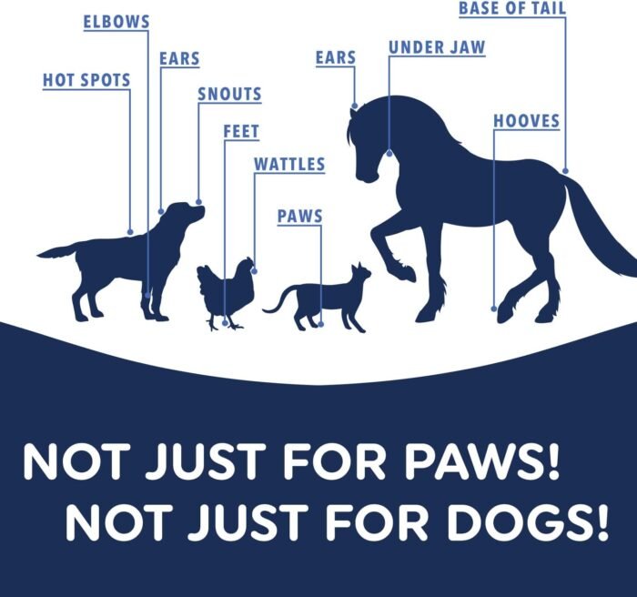 Musher's Secret Dog Paw Wax 60 g (2.1 oz) - Moisturizing Dog Paw Balm that Creates an Invisible Barrier That Protects and Heals Dry Cracked Paws - All-Natural with Vitamin E and Food-Grade Ingredients