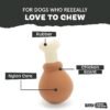 Barkbox Super Chewer Tough Dog Chew Toys for Aggressive Chewers, Dental Stimulating (Turkey - Large) - Image 2