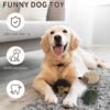 Plush Hedgehog Dog Toys 3 PCS - Squeaky No-Stuffing Hedgehog for Small and Medium Dogs - Keep Your Puppy Busy with Multi-Colored Interactive Toys for Aggressive Chewers - Image 5