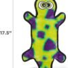 Outward Hound Durablez Tough Plush Squeaky Dog Toy, Gecko, Green, Large - Image 6