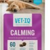 VetIQ Calming Support Supplement for Dogs, Calming Chews Help Manage Stress and Promote Relaxation, Anxiety Relief for Dogs, Made in The USA, 60 Count