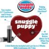Original Snuggle Puppy Junior. Pet Anxiety Relief and Calming Aid, Comfort Toy for Behavioral Training in Biscuit