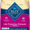 Blue Buffalo Life Protection Formula Small Breed Senior Dry Dog Food, Supports Joint Health and Immunity, Made with Natural Ingredients, Chicken & Brown Rice Recipe, 5-lb Bag