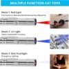 Cat Toys, Cat Toy Red Pointer for Indoor, Rechargeable, 5 Adjustable Patterns, 3 Modes Training Chaser Pet Toy Pointer, Interactive Pet Cat/Dog Toy for Cats Fun Playing Exercise - Image 4