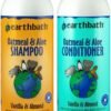 earthbath Oatmeal & Aloe Dog Shampoo and Conditioner - Oatmeal Shampoo for Dogs, Anti Itch Dry Skin Relief Pet Wash, Medicated Dog Shampoo & Conditioner, Hypoallergenic, Tearless - 16 Oz (1 Set)